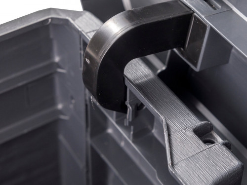 Кутия за съхранение Multybox Woody’s 280 л цвят антрацит