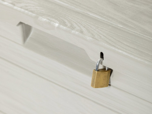 Кутия за съхранение Multybox Woody’s 280 л цвят таупе