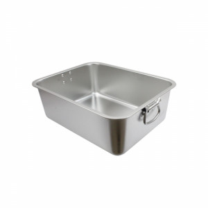 Правоъгълна дълбока тава с дръжки ИНОКС ЕК-4515SS