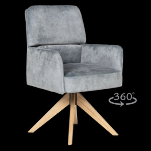 Зелен трапезен стол NARVA W