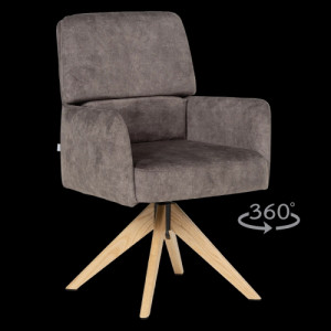 Тъмнобежов трапезен стол NARVA W