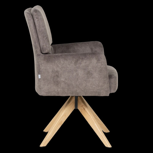 Тъмнобежов трапезен стол NARVA W