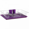 Сушилник за съдове Muhler-MR-4831CR-48x31x10cm- лилав-megahome.bg