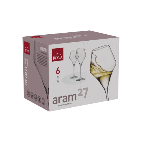 Чаша за вино Rona Aram 6508 - 500 мл - 6 броя