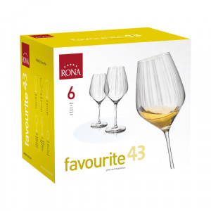 Чаша за вино Rona Favourite 7361-570 мл-6 броя Чаша за вино Rona Favourite 7361-570 мл-6 броя