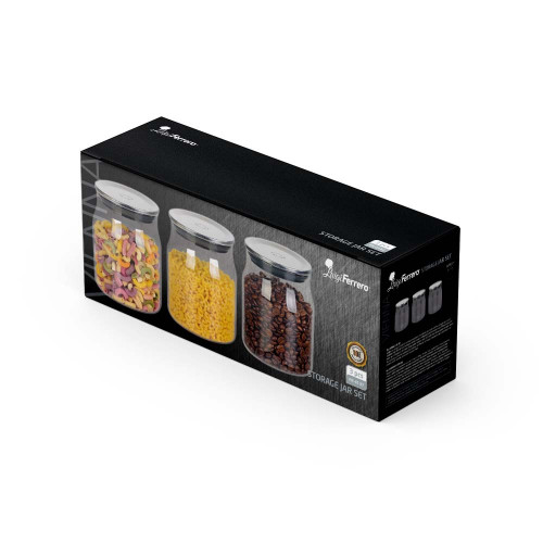 Буркани комплект Luigi Ferrero Vienna FR-4115-1.05л- 3 броя