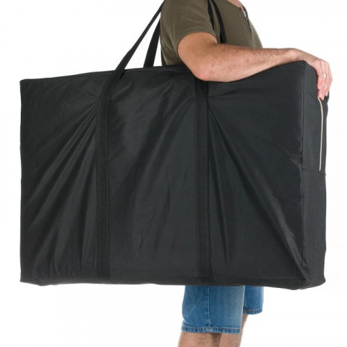 Дървена сгъваема масажна кушетка кремава