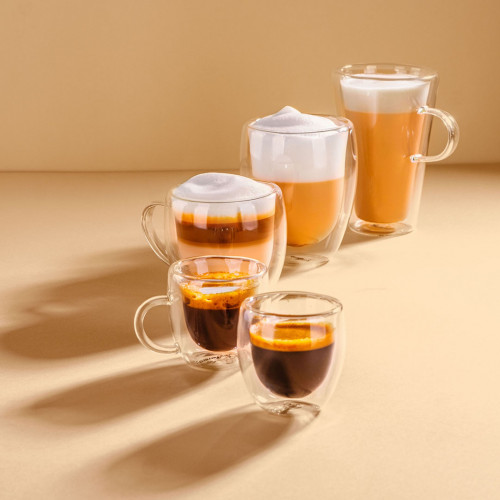 ПРОМО-КОМПЛЕКТ Фрапе миксер Muhler + Чаши капучино Luigi Ferrero