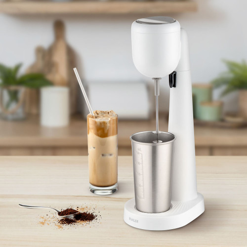 ПРОМО-КОМПЛЕКТ Фрапе миксер Muhler + Чаши капучино Luigi Ferrero