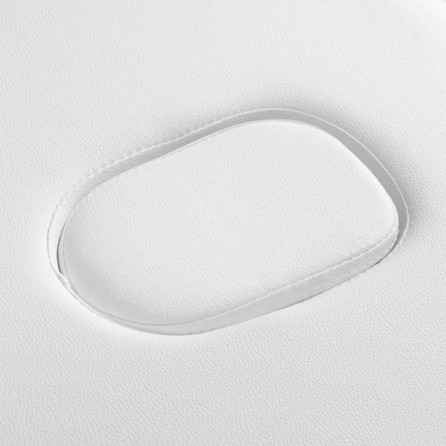 Дървена масажна кушетка трисегментна-XXL-Бяла