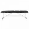 Сгъваема масажна кушетка три сегментна-Черна-megahome.bg