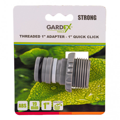 Адаптер с външна резба 1&quot; и бърза връзка 1&quot; STRONG GX