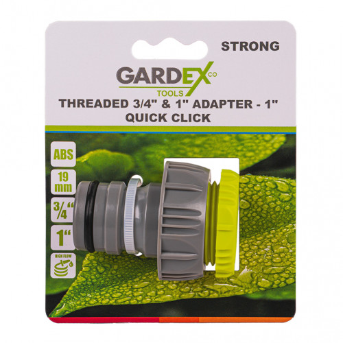 Адаптер с вътрешна резба 3/4&quot; и 1&quot; + бърза връзка 1&quot; – STRONG GX