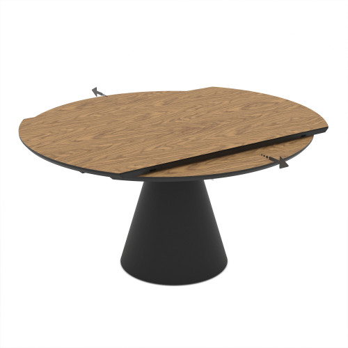 Разтегателна кръгла трапезна маса YANDAN