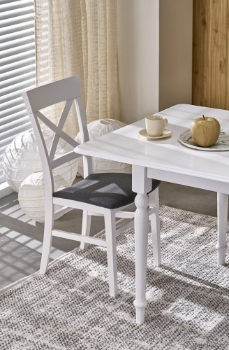 Разтегателна трапезна маса NELSON – бяла