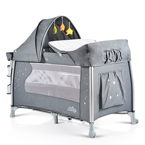 Детска кошара ISleep сив от Cangaroo
