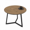 KLINT Кръгла Холна Маса – Меден дъб и Черно-megahome.bg