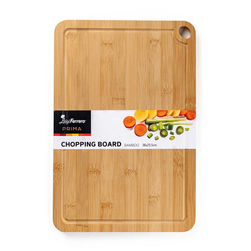 Бамбукова дъска за рязане Luigi Ferrero Prima FR-3825-38x25.5x1