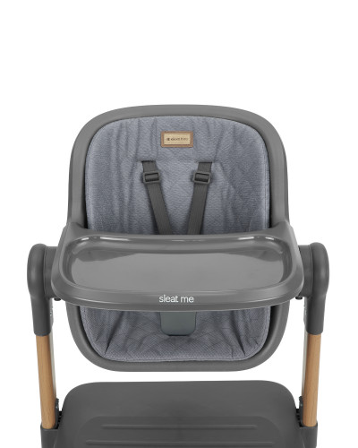 2в1 Мини кошара и стол за хранене Sleat Me Grey