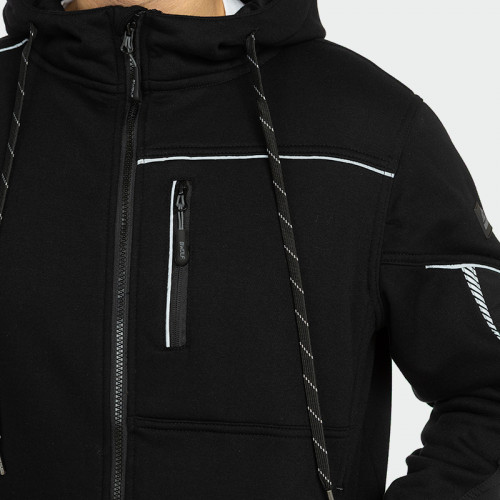 Суитшърт с цип BWOLF DAYTONA Hoodie Черен