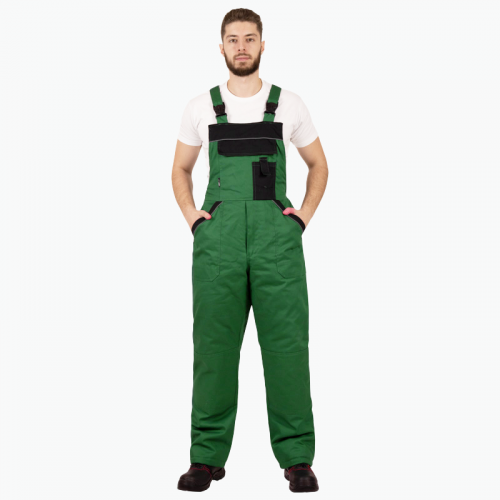 Зимен работен гащеризон BWOLF ZEUS Salopette -зелен