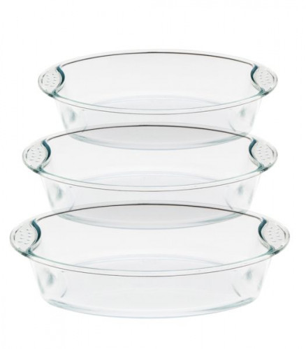 Комплект 3 броя Огнеупорни съдове EK-PLH9+10+11