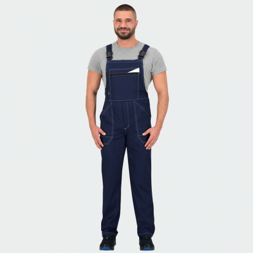 Летен работен гащеризон BWOLF SLATER Salopette - тъмносин