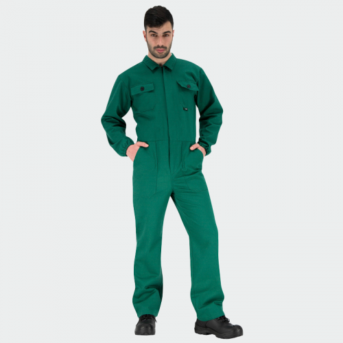 Летен работен цял гащеризон BWOLF ANAX Overall- тревистозелено