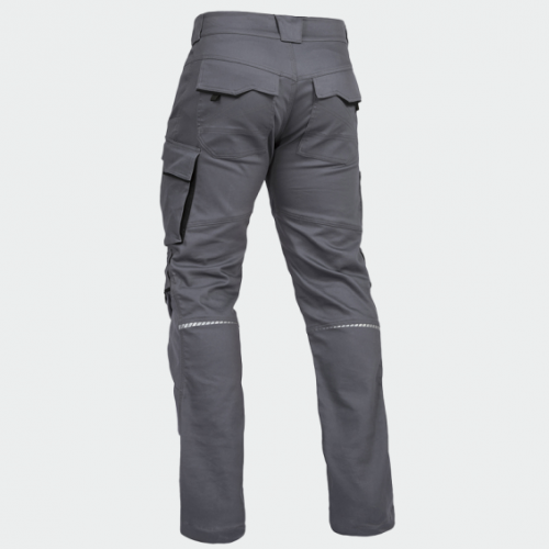 Летен работен панталон Leib wächter FLEXH -сив