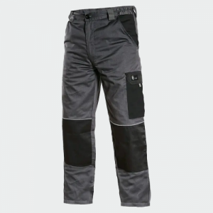 Летен работен панталон CXS CEFEUS Trousers -сиво и черно Летен работен панталон CXS CEFEUS Trousers -сиво и черно
