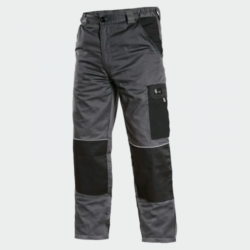 Летен работен панталон CXS CEFEUS Trousers -сиво и черно