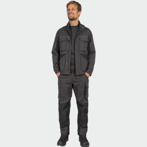 Лятно работно яке Leib wächter DYNJ -сиво