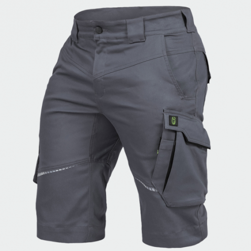 Работни къси панталони Leib wächter FLEXK -сив