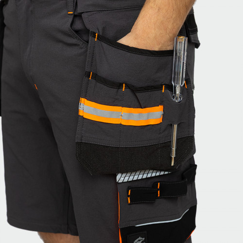 Работни къси панталони BWOLF VECTOR Shorts- сив