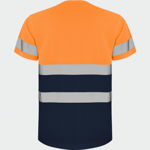 Светлоотразителна тениска Roly R DELTA HV- оранжева