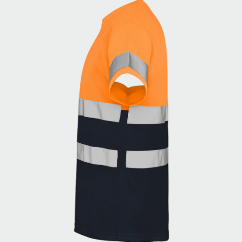 Светлоотразителна тениска Roly R DELTA HV- оранжева