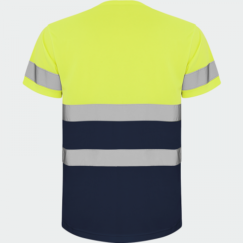 Светлоотразителна тениска Roly R DELTA HV -жълта