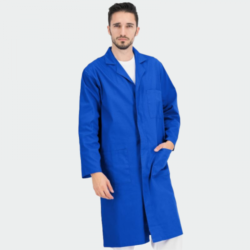 Работна манта NUELE -медицинско синьо