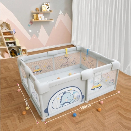 Бебешка кошара TinyRex PlayYard 150x180 см с мрежа