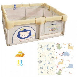 LionLee мека детска ограда 150x180 см с аксесоари