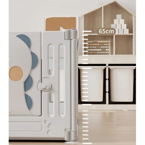 Ограда за игра DinoBox-баскетболен кош- магнитна дъска150×180 см