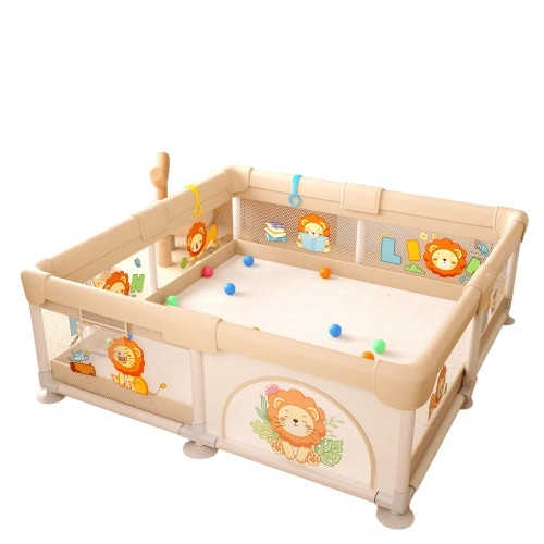 Мека ограда LEO FUN M – 150x180 см с мотив лъвчета