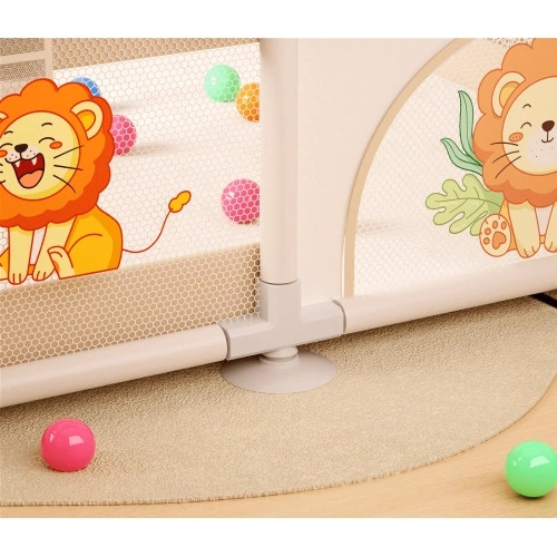 Детска мека ограда LEO FUN L – голяма и цветна