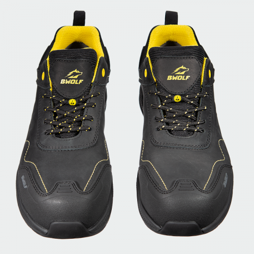 Ниски работни обувки с композитно бомбе BWOLF PHOENIX S3S –Черни