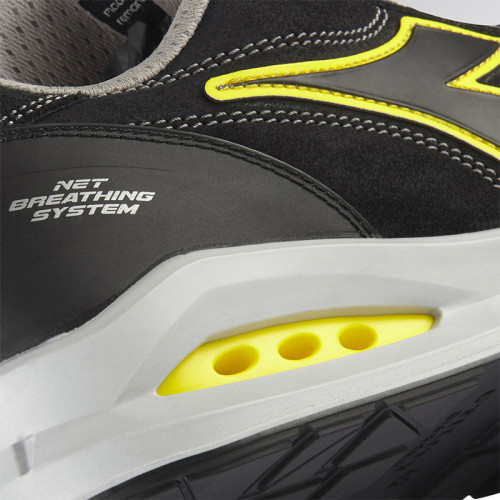 Ниски работни обувки -бомбе Diadora RUN NET AIRBOX Low S3 –Черни