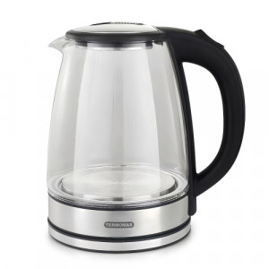 Електрическа кана Termomax TK3011 – 1500W, 1.8 л, стъклена Електрическа кана Termomax TK3011 – 1500W, 1.8 л, стъклена
