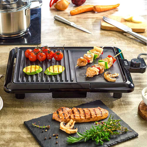 Електрическа скара Muhler MG-5126 с лят алуминиев плот