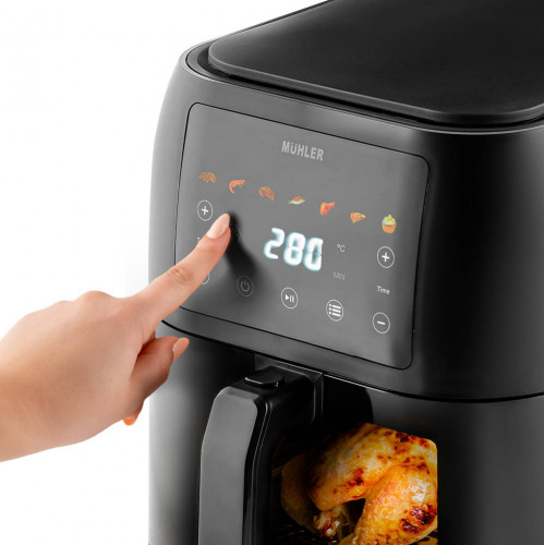 Фритюрник с горещ въздух Muhler MFX-815 – 8L, 1700W, LED дисплей