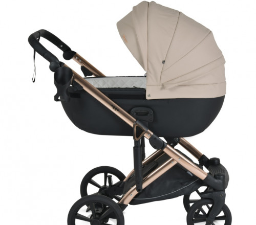 Комбинирана бебешка количка 3 в 1 Eggo Sand-Beige