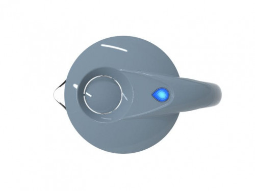 Стъклена филтрираща кана Dafi Crystal LED 2 л – цвят стомана